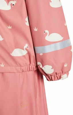 Petite Chérie Atelier Petite Chérie Aline Fôret Regnsett, Swans Pink - Bilde 5