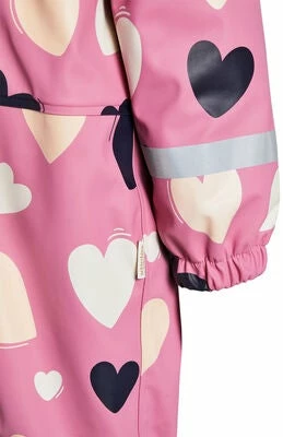 Petite Chérie Atelier Petite Chérie Ally Regndress, Hearts Cerise - Bilde 4