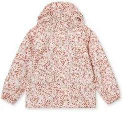 Mini A Ture Julien Regnjakke, Print Almost Mauve