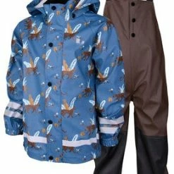 Lindberg Forshem Regnsett, Blue/Brown