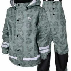 Lindberg Forshem Regnsett, Green/Black