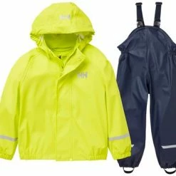 Helly Hansen K Bergen 2.0 Regnsett, Sweet Lime