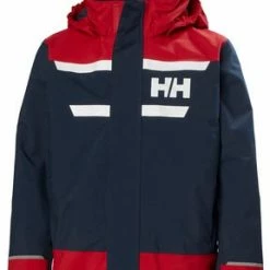 Helly Hansen JR Salt Port 2.0 Regnjakke, Navy