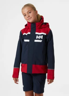 Helly Hansen JR Salt Port 2.0 Regnjakke, Navy - Bilde 3