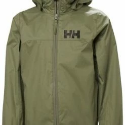 Helly Hansen JR Urban Regnjakke, Lav Green