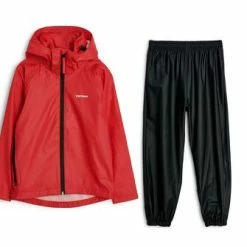 Tretorn Packable Regnsett, Bright Red