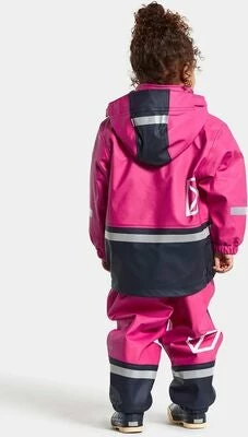 Didriksons Boardman F么ret Regnsett, Plastic Pink - Bilde 4