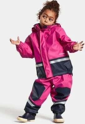 Didriksons Boardman F么ret Regnsett, Plastic Pink - Bilde 6