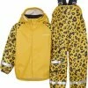 Didriksons Slaskeman Regnsett, Camo Yellow