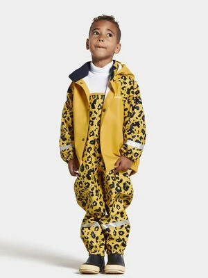 Didriksons Slaskeman Regnsett, Camo Yellow - Bilde 3