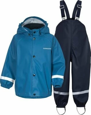 Didriksons Slaskeman Regnsett, Corn Blue