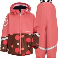 Didriksons Waterman Regnsett, Big Dotted Brown Print