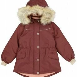 Wheat Mathilde Regnjakke, Maroon