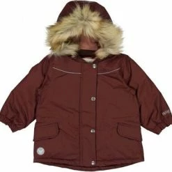 Wheat Mathilde Regnjakke, Maroon