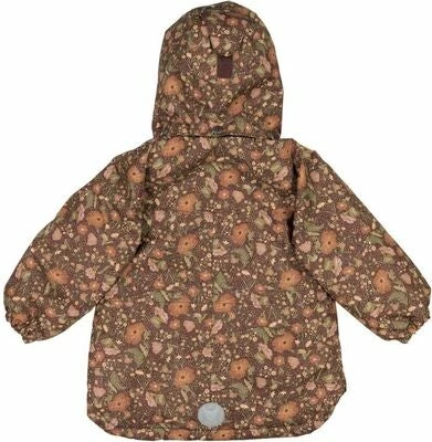 Wheat Elda Regnjakke, Maroon Flowers - Bilde 2