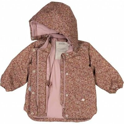 Wheat Elda Regnjakke, Wood Rose Flowers - Bilde 3