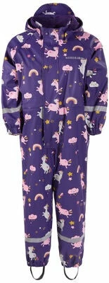 Nordbjørn Kattegatt Fôret Regndress, Happy Unicornday Deep Wisteria