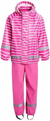 Nordbjørn Koster Regnsett, Color Stripe Ibis Rose