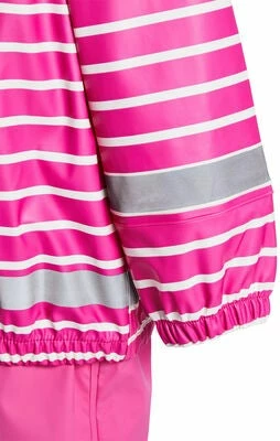 Nordbjørn Koster Regnsett, Color Stripe Ibis Rose - Bilde 4