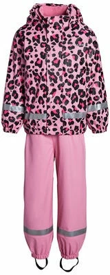 Nordbjørn Skagen Fôret Regnsett, Leopardy Sea Pink