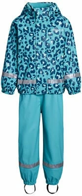 Nordbjørn Skagen Fôret Regnsett, Leopardy Aqua Sea