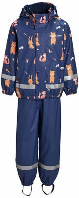 Nordbjørn Skagen Fôret Regnsett, Forrest Animals Blue Indigo