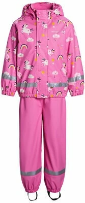 Nordbjørn Skagen Fôret Regnsett, Happy Unicornday Wild Orchid